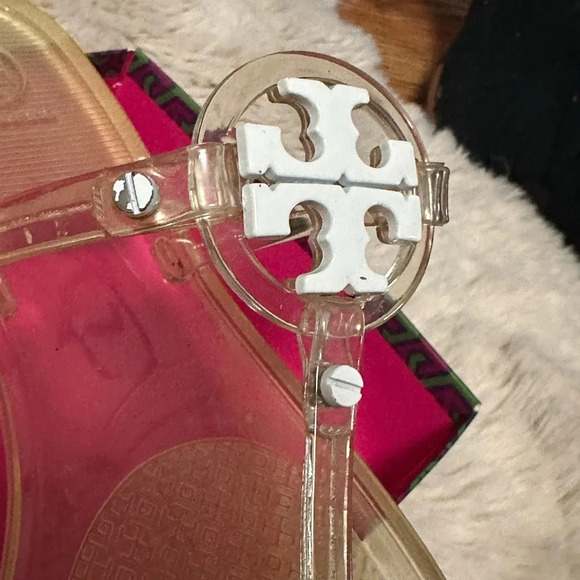 Tory Burch clear thong sandals size 9 - Picture 4 of 12